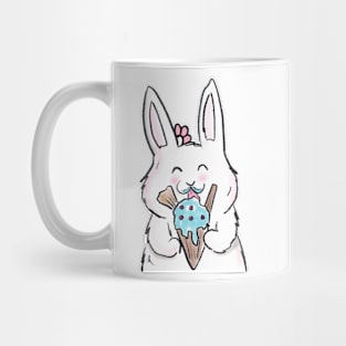 Bubbles the Ice Cream Eating Bunny Mug